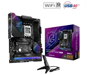 ASRock X870 RIPTIDE WIFI / AMD X870 / DDR5 / SATA III RAID / USB / 2.5GLAN / M.2 / sc.AM5 / ATX