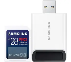 SAMSUNG SDXC PRO ULTIMATE 128GB + adaptér / SDXC /USB 2.0 / Class 10 