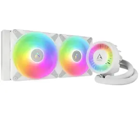 ARCTIC Liquid Freezer III - 280 A-RGB bílá / 2x 140mm / 22.5 dB @ 1900 RPM / 69.9 CFM / AMD + Intel