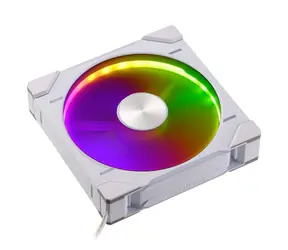 PHANTEKS D30 PWM Regular Airflow D-RGB bílá / 140mm / Hydrodynamic Bearing / 1800 RPM / 71.9 CFM / 4-Pin + 3-Pin