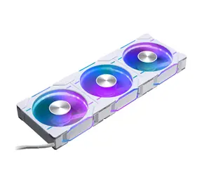 PHANTEKS D30 PWM Reverse Airflow D-RGB bílá 3ks / 120mm / Hydrodynamic Bearing / 2000 RPM / 61.5 CFM / 4-Pin + 3-Pin