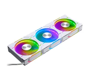 PHANTEKS D30 PWM Regular Airflow D-RGB bílá 3ks / 120mm / Hydrodynamic Bearing / 2000 RPM / 64.3 CFM / 4-Pin + 3-Pin