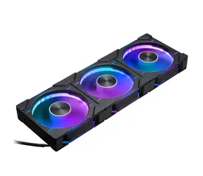 PHANTEKS D30 PWM Reverse Airflow D-RGB černá 3ks / 120mm / Hydrodynamic Bearing / 2000 RPM / 61.5 CFM / 4-Pin + 3-Pin