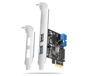 AXAGON PCEU-232RS, PCIe řadič, 2+2x USB 5Gbps port, SATA napájení, Renesas PD720201, SP & LP