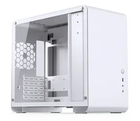 Jonsbo U4 Mini bílá / mATX / 1x USB-A 3.0 / 1x USB-C 3.2 / bez zdroje / průhledná bočnice 