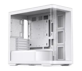 Jonsbo D300 bílá / mATX / 2x USB-A 3.0 / 1x USB-C 3.2 / bez zdroje / průhledná bočnice