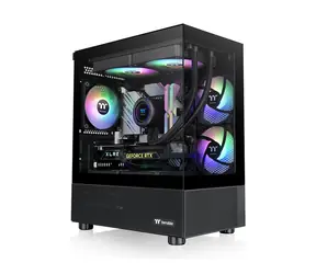 THERMALTAKE View 170 TG ARGB černá / mATX / 2x USB-A 3.0 / 3x 120mm RGB / bez zdroje / průhledná bočnice
