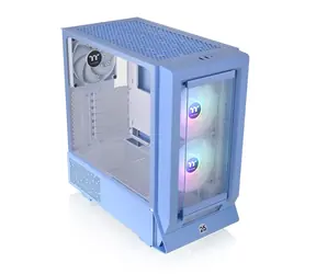 THERMALTAKE Ceres 350 MX tmavě modrá / E-ATX / 2x USB-A 3.0 / 1x USB-C 3.2 / 3x 140mm / bez zdroje / průhlední bočnice