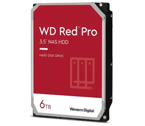 WD RED Pro 6TB / HDD / 3.5" / 7200 RPM / 256MB cache / SATA III / 5y