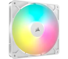 Corsair RS140 ARGB bílá / 140mm / Magnetic Dome Bearing / 330-1700 RPM / 95.5 CFM / 4-Pin
