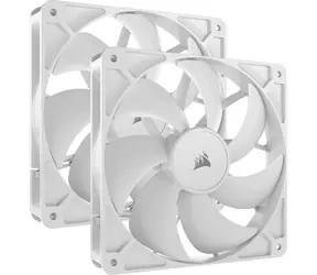 Corsair RS140 PWM 2ks bílá / 140mm / Magnetic Dome Bearing / 330-1700 RPM / 95.5 CFM / 4-Pin