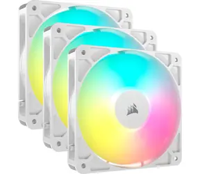 Corsair RS120 ARGB 3ks bílá / 120mm / Magnetic Dome Bearing / 420-2100 RPM / 72.8 CFM / 4-Pin