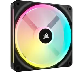 Corsair iCUE LINK QX140 RGB černá / 140mm / Magnetic Dome Bearing / 400-2000 RPM / 82.5 CFM / 4-Pin
