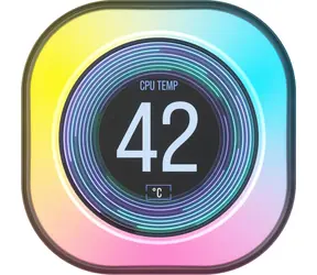 Corsair iCUE Link AIO LCD screen module bílá / displej pro AIO iCUE Link