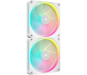 Corsair iCUE LINK LX140 RGB 2ks bílá / 140mm / Magnetic Dome Bearing / 2000 RPM / 84.7 CFM / 4-Pin