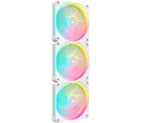 Corsair iCUE LINK LX120 RGB 3ks bílá / 120mm / Magnetic Dome Bearing / 2400 RPM / 69.9 CFM / 4-Pin