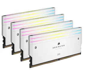 Corsair Dominator Titanium White 64GB (4x 16GB) DDR5 6000Mhz / CL36 / DIMM / XMP / RGB / 1.35V