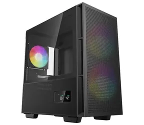 DEEPCOOL CH360 DIGITAL černá / mATX / 1x USB-A 3.0 / 1x USB-C 3.0 / 2x 140mm / 1x 120mm / displej / bez zdroje