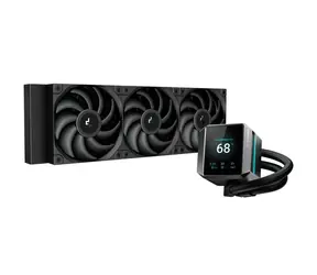 DEEPCOOL MYSTIQUE 360 černá / 3x 120mm / Fluid Dynamic Bearing / 36.49 dB @ 2150 RPM / AMD + Intel