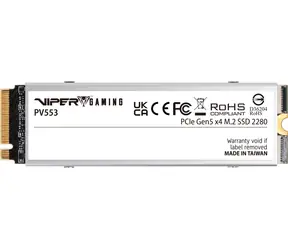 Patriot Viper PV553 1TB / SSD / M.2 2280 / PCIe Gen5 / R: 11700MBps / W: 9500MBPs / 5y