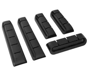 AKASA - držák kabelů černá / 5ks