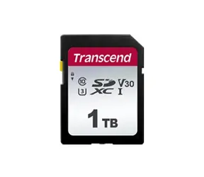 Transcend SDC300S 300S SDXC 1TB / Class 10 / V30 / čtení: 100MB/s / zápis: 85 MB/s 