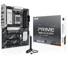 ASUS PRIME B840-PLUS WIFI / B840 / 4x DDR5 / 1x 2.5GLAN / Wi-Fi 6E / ATX 