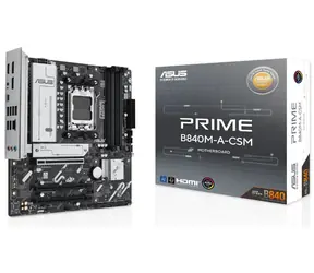 ASUS PRIME B840M-A-CSM / B840 / 4x DDR5 / 1x 2.5GLAN / mATX