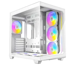 Antec C5 ARGB bílá / ATX / 2x USB-A 3.2 / 1x USB-C 3.2 / 7x 120mm argb / bez zdroje / průhledná bočnice 