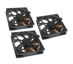 Noiseblocker BlackSilent Pro Fan PL2 černá 3ks / 120mm / 20 dB @ 1400 RPM / 56.5 CFM / 3-Pin