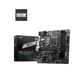 MSI PRO B760M-P / B760 / LGA 1700 / 4x DDR5 / PCIEx16 / 1x GLAN / mATX