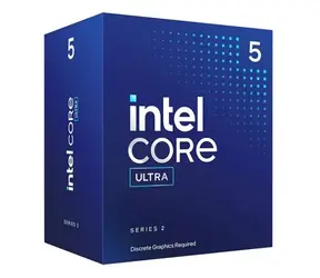 Intel Core Ultra 5 225F @ 3.3GHz / TB 4.9GHz / 10C10T / L3 21MB / Bez iGPU / Arrow Lake / TDP 121W