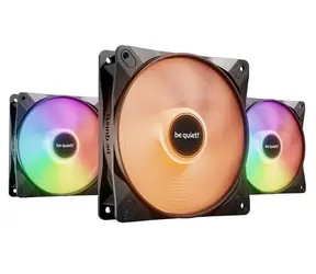 be quiet! Light Wings LX ARGB PWM 3ks černá / 120mm / Rifle Bearing / 25.5 dB @ 1600 RPM / 51.5 CFM / 4-Pin PMW + 3-Pin