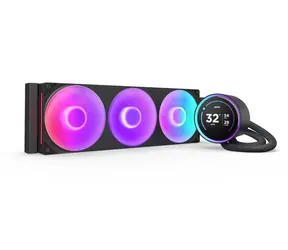 NZXT Kraken Elite 360 RGB V2 černá / 3x 120mm / Fluid Dynamic Bearing / 30 dB @ 2400 RPM / 75.12 CFM / AMD + Intel
