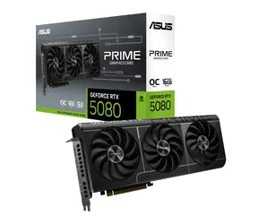ASUS PRIME GeForce RTX 5080 16GB OC / 2617MHz / 16GB GDDR7 / 256-bit / 1x HDMI + 3x DP / 850W (16)