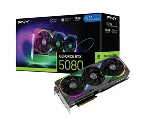 PNY RTX 5080 ARGB GAMING OC 16GB / 2780MHz / 16GB GDDR7 / 256-bit / 1x HDMI + 3x DP / 850W (16)