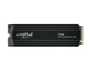 Crucial T705 2TB / M.2 2280 / PCIe Gen5 / R: 14500 MBps / W: 12700 MBps / MTBF: 1.5 mh / chladič 