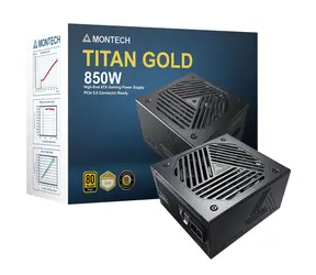 Montech Titan Gold 850W / ATX 3.0 / 850W / 80 PLUS Gold / Aktivní PFC / modulární