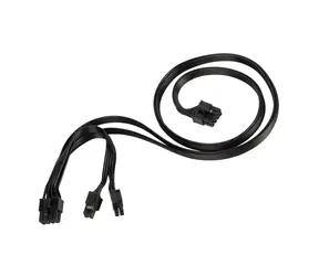 SilverStone Adaptér 8-Pin EPS na 8-Pin EPS + 4+4 Pin - 750mm + 150mm černá