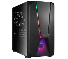 SilverStone Fara V1M Pro černá / mATX / 2x USB-A 2.0 / 2x USB-A 3.0 / 1x 120mm ARGB / bez zdroje / průhledná bočnice 