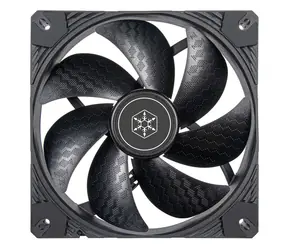 SilverStone Shark Force černá / 140mm / Fluid Dynamic Bearing / 38.3 dB @ 2200 RPM / 120 CFM / 4-Pin PWM