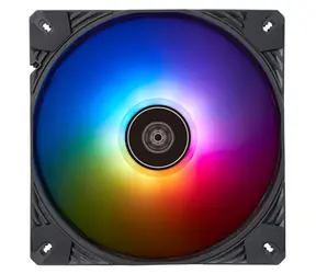 SilverStone Shark Force ARGB černá / 140mm / Fluid Dynamic Bearing / 38.3 dB @ 2200 RPM / 120 CFM / 4-Pin PWM