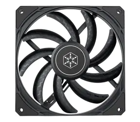 SilverStone Air Slimmer 140 černá / 140mm / Fluid Dynamic Bearing / 33 dB @ 1700 RPM / 82 CFM / 4-Pin PWM