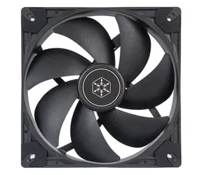 SilverStone VISTA 140 černá / 140mm / Hydraulic Bearing / 30.8 dB @ 1600 RPM / 86 CFM / 4-Pin PWM