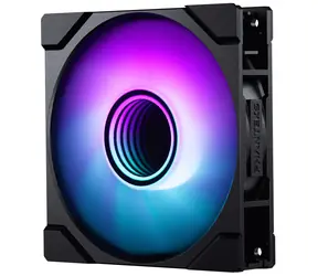 PHANTEKS M25 Gen2 PWM D-RGB černá / 120mm / Hydraulic Bearing / 35.13 dB @ 2000 RPM / 72.72 CFM / 4-Pin PWM + 3-Pin