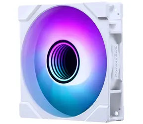 PHANTEKS M25 Gen2 PWM D-RGB bílá / 120mm / Hydraulic Bearing / 35.13 dB @ 2000 RPM / 72.72 CFM / 4-Pin PWM + 3-Pin