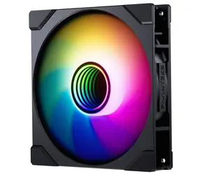 PHANTEKS M25 Gen2 PWM D-RGB Reverse Blade černá / 140mm / Hydraulic Bearing / 36.4 dB @ 1800 RPM / 101.78 CFM