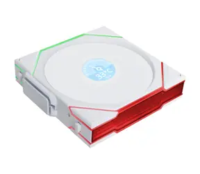 Lian Li UNI FAN TL Wireless LCD Fan Reverse Blade bílá / 120mm / Fluid Dynamic Bearing / 31 dB @ 1900 RPM / 54.3 CFM