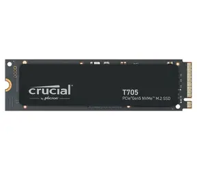 Crucial T705 4TB / M.2 2280 / PCIe Gen5 / R: 14100MBps / W: 12600MBps / MTBF: 1.5m / 5y