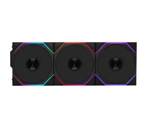 Lian Li UNI FAN TL Wireless Fan 3ks černá / 120mm / Fluid Dynamic Bearing / 33 dB @ 2600 RPM / 90.1 CFM / 4-Pin PWM